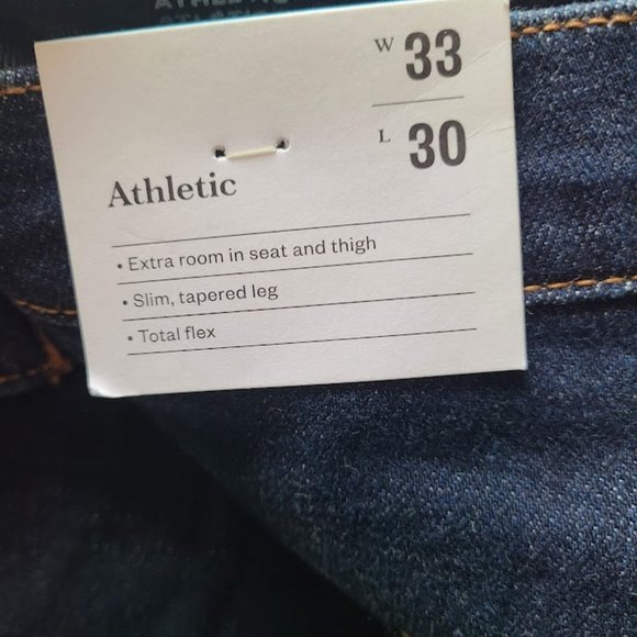 Goodfellow Men's Jeans   Athletic Fit Stretch Denim Total Flex, Hemphrey - Picture 5 of 5